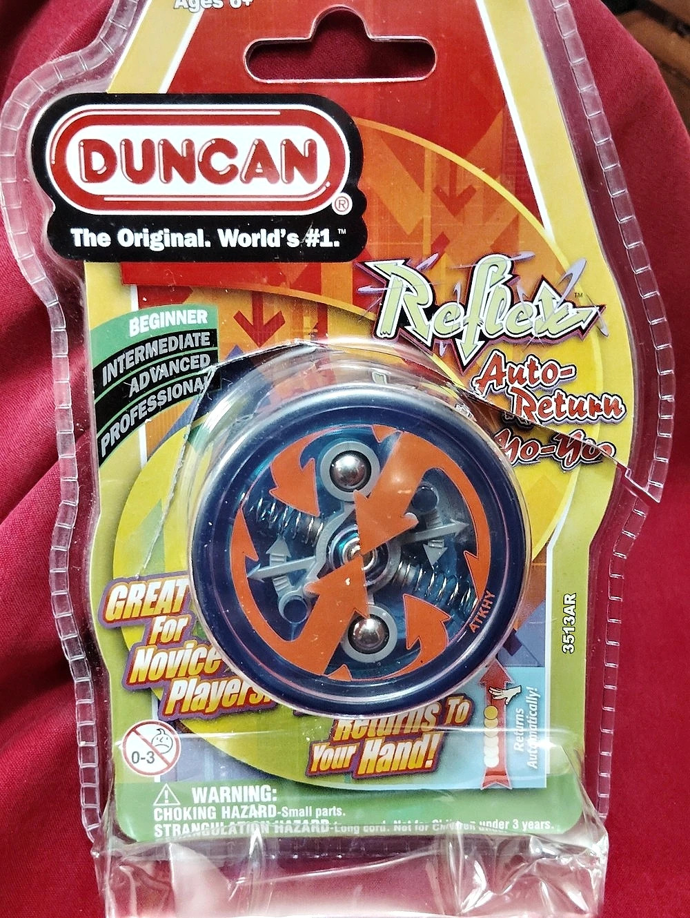 Duncan Reflex Auto-Return Yo-Yo Blue & Orange